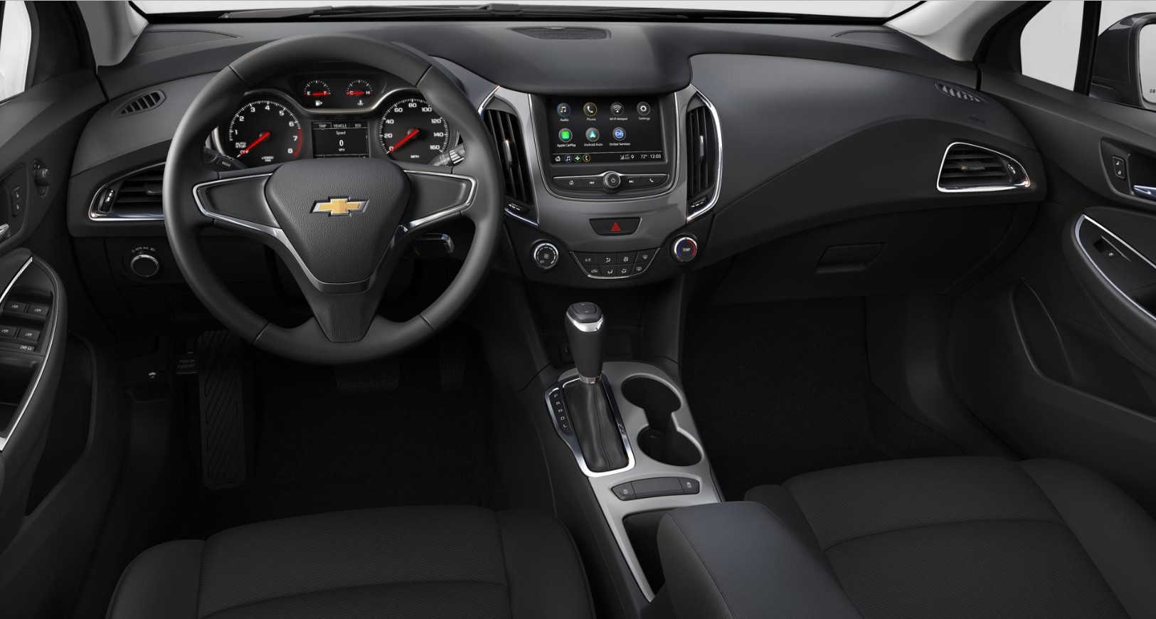2018 Chevrolet Cruze LS Black Cloth Interior